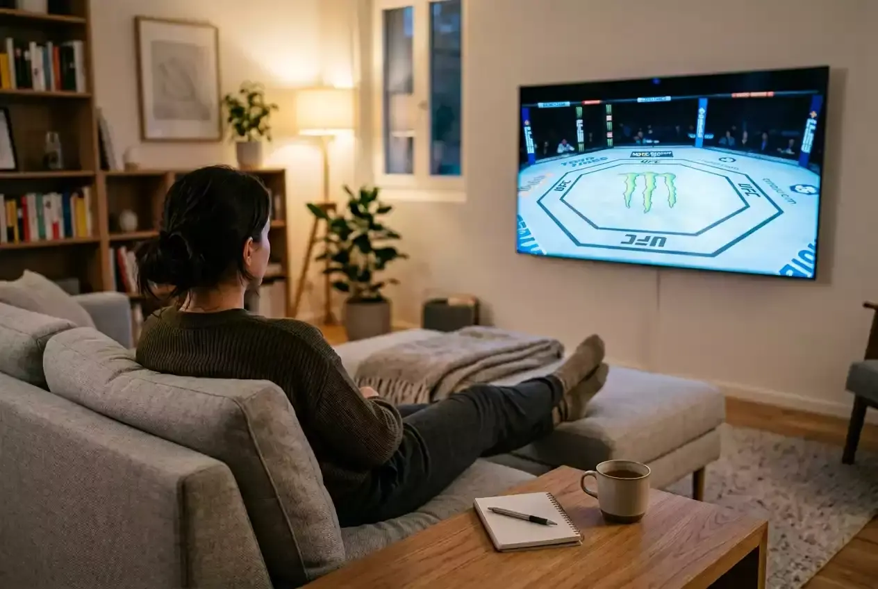 Entspanntes UFC-Schauen zu Hause mit verantwortungsvollem Wettansatz